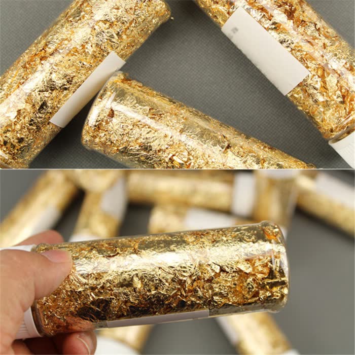 Flocos de ouro comestíveis